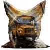 Sablio Sedací vak Žltý školský autobus - 200x140 cm