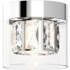 Stropné svietidlo 11 cm 1x G9 chrómové Zuma Line GEM C0389-01A-F4AC