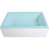 POLYSAN panel DEEP PLAIN NIKA 120 čelný vaničkový, výška 36cm, 84899