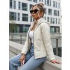 Dámska bunda MARISSIA Dstreet TY4850 - predaj Farba: Biela, Veľkosť: 2XL