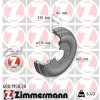 Brzdový bubon OTTO ZIMMERMANN 600.1958.20