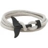 Amparo Miranda® Náramok Veľrybí plutva Čierna B0477, Farba sivá