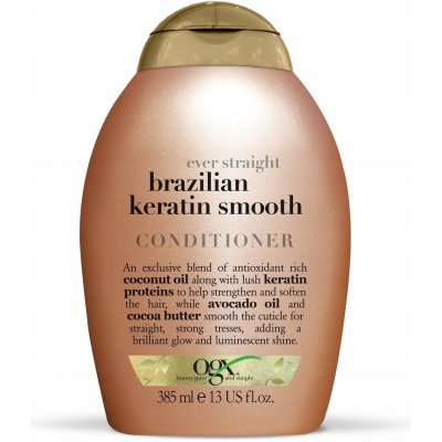 Organix Brazílsky keratín vyhladzujúci kondicionér s brazílskym keratínom 385 ml