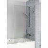 Riho Scandic vaňová zástena 65 cm jednodielny chrómová lesklé/číre sklo G001136120