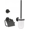 GROHE QuickFix Start set doplnkov pre toaletu 3 v 1, matná čierna 412042430