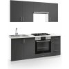 Casarredo FESTA kuchynská linka 180, antracit-biela