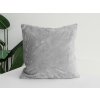 XPOSE® Mikroplyšová obliečka na vankúš - svetlo sivá 50x50 cm, Mikroplyš