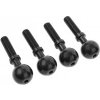 Team Corally Corally XP 6S: Oceľové guľové čapy riadenia, 4 ks 1:8