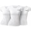GymBeam Women‘s Basic Tričko 3pack Biela - M - 3pack
