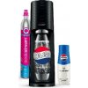 SodaStream - Výrobník sódy Terra Black s príslušenstvom, príchuť Pepsi, nerezová 42008355