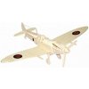 Woodcraft Drevené 3D puzzle lietadlo Spitfire