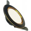 NEDES | LED Podhľadové svietidlo LED/7,5W/230V 4000K čierna/zlatá | ND3662