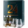 24 Days of Rum Rumový kalendár 2022 43,7% 24 x 0,02 l (dárčekové balenie kalendár a 2 poháre)
