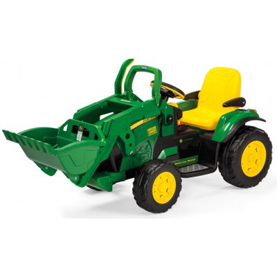 Peg-Pérego Zeleno-žltý Elektrický Traktor John Deere Ground Loader