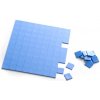 Teplovodivá silikónová obojstranne lepiaca podložka - 100 x 100 x 3 mm