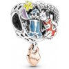 Prívesok PANDORA Disney Pozlátený Ohana, Lilo a Stitch PAN781682C01 5700302986044