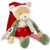 Plyšový elf medvedík Prankster Elf Cinnamon Doudou et Compagnie s vianočným motívom 40 cm od 0 mes