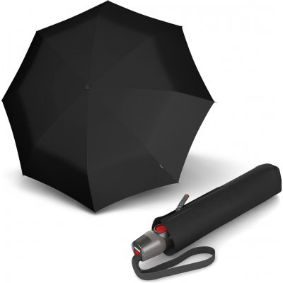 Knirps T.200 Medium duomatic Black dámsky pánsky plne automatický dáždnik