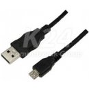 Logilink CU0059 USB 2.0 Typ-A samec pro Typ- micro B samec, 3m, černý