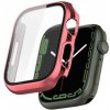 AppleKing pokovené ochranné puzdro s tvrdeným sklom pre Apple Watch 45 mm - ružovo-zlaté - možnosť vrátiť tovar ZADARMO do 30tich dní
