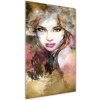 Vertikálny foto obraz sklenený Abstrakcie žena 50x100 cm