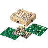 Philos Labyrinth multi set 32.5x28.5cm (kvalitné drevené prevedenie, trénujte motoriku a koncentráciu naklápaním hracej plochy)