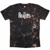 The Beatles Tričko Drop T Logo Unisex Brown S