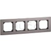 Schneider Electric Merten M-Elegance KOV 4-rámček Rhodium Grey