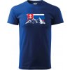 Slovenské hory - Tričko extra veľké (5-8XL) - 5XL ( Kráľovská modrá )
