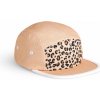 KiETLA Leopard šiltovka s UV ochranou 48-52 cm,Apricot Leopard