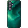 Picasee silikónový čierny obal pre Samsung Galaxy S25 5G - Malachite