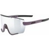 Uvex Sportstyle 236 Small Set - plum black mat/mirror silver + clear uni