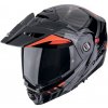 Moto přilba SCORPION ADX-2 LEWIS černo/červená - Velikost XL