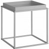 tectake 404182 odkladací stolík cambridge 40x40x44cm - šedá