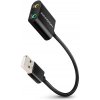 AXAGON ADA-12, USB 2.0 - externá zvuková karta, 48kHz/16-bit stereo, kovová, kábel USB-A 15 cm ADA-12
