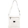 STELLA dámska crossbody koženková kabelka Biela