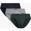 Pánske slipy Atlantic 3MP-205 3-pack Farba: Modrá - tmavo, Veľkosť: L