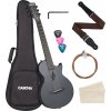 Cascha Carbon Fibre Acoustic Guitar Black Matte Akustická gitara