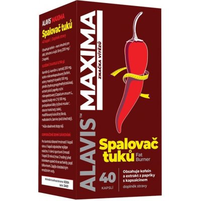 ALAVIS MAXIMA Spaľovač tukov 40 kapsúl