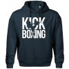 Nápis Kick Boxing Oversized mikina pánska Moon tmavomodrá