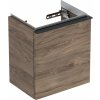 Geberit iCon skrinka 37x27.9x41.5 cm závesná kúpeľňová skrinka pod umývadlo orech-láva 502.300.JR.1