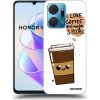 Picasee silikónový prehľadný obal pre Honor X7a - Cute coffee