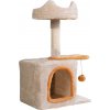 Aga Škrabadlo pre mačky 42x30x70 cm Béžové