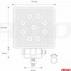 Amio 02421 Pracovné LED svetlo AWL07 9 LED FLOOD 9-36V