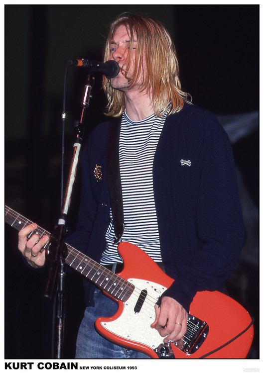Plagát, Obraz - Kurt Cobain / Nirvana - New York Coliseum 1993, (59,4 x 84  cm) od 7,99 € - Heureka.sk