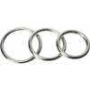 Master Series Trine Steel C-Ring Collection Silver
