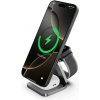Cubenest Qi2.2 3in1 Magnetic Wireless charger SQ312 Ultra sivá / 3v1 Qi2.2 Skladacia bezdrôtová magnetická nabíjačka (SQ312ULTRAGY)