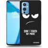 Picasee silikónový čierny obal pre OnePlus 9 - Nesiahajte mi na telefón