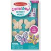 Melissa & Doug Motýliky set na vyhotovenie drevených magnetov na chladničku