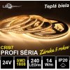 LEDprodukt 5m PROFI LED pásik 240LED/m SMD1808 14W/m teplá biela CRI97 IP20 24V